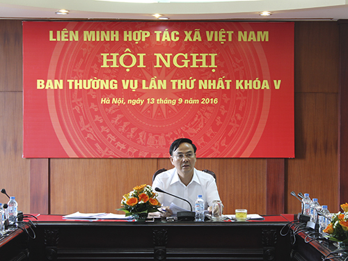 Hội nghị Ban Thường vụ Liên minh HTX Việt Nam lần thứ nhất, khóa V