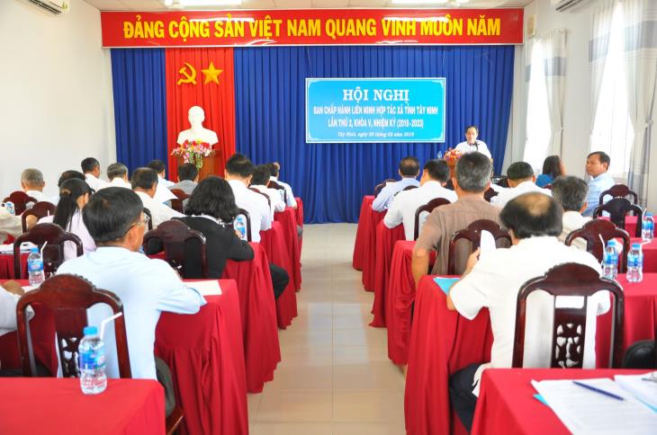 Hội nghị Ban chấp hành Liên minh HTX tỉnh Tây Ninh nhiệm kỳ 2018 – 2023: Năm 2019, Tây Ninh phấn đấu đạt 119 HTX